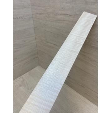 Клён Белый Явор, Волнистый заготовка накладки для электрогитары Радиал АА Волна АА 7.7х61-56х515 мм-6