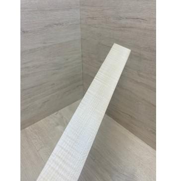 Клён Белый Явор, Волнистый заготовка накладки для электрогитары Радиал АА Волна АА 7.7х61-56х515 мм-13