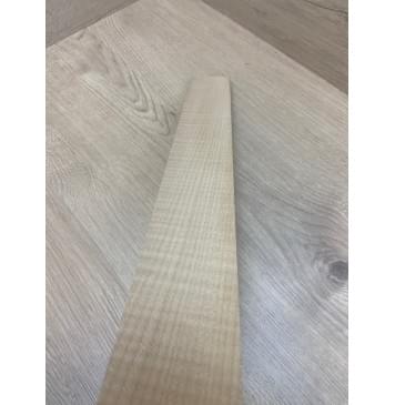 Клён Белый Явор, Волнистый заготовка накладки для электрогитары Радиал АА Волна АА 7.7х61-56х515 мм-14