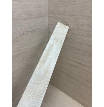 Клён Белый Явор, Волнистый заготовка накладки для электрогитары Смешанный АА Волна АА 9.5х70-55х450 мм-6