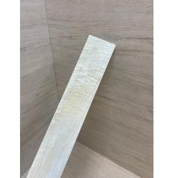 Клён Белый Явор, Волнистый заготовка накладки для электрогитары Смешанный АА Волна АА 9.5х70-55х450 мм-7