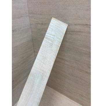 Клён Белый Явор, Волнистый заготовка накладки для электрогитары Смешанный АА Волна АА 9.5х70-55х450 мм-8