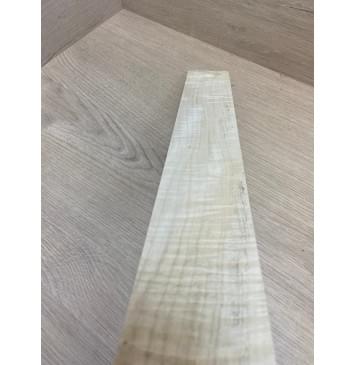 Клён Белый Явор, Волнистый заготовка накладки для электрогитары Смешанный АА Волна АА 9.5х70-55х450 мм-2