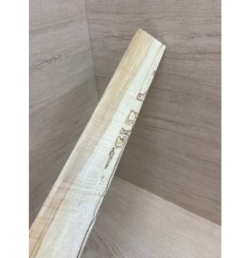 Клён Американский Spalted Волнистый заготовка накладки для электрогитары Смешанный АА Волна АА 7.7х70-60х508 мм-5