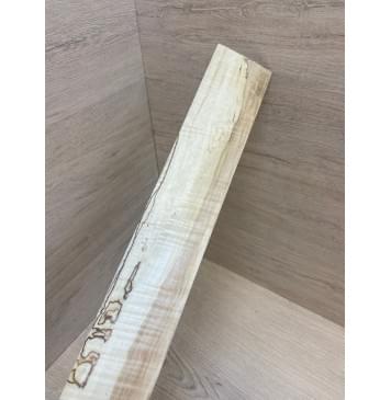 Клён Американский Spalted Волнистый заготовка накладки для электрогитары Смешанный АА Волна АА 7.7х70-60х508 мм-6