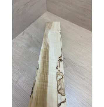 Клён Американский Spalted Волнистый заготовка накладки для электрогитары Смешанный АА Волна АА 7.7х70-60х508 мм-8