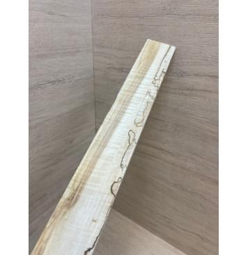 Клён Американский Spalted Волнистый заготовка накладки для электрогитары Смешанный АА Волна АА 7.7х68-55х508 мм-8