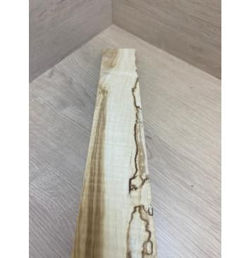 Клён Американский Spalted Волнистый заготовка накладки для электрогитары Смешанный АА Волна АА 7.7х68-55х508 мм-3