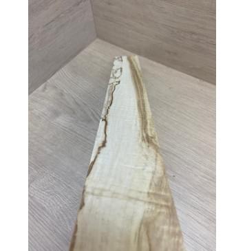 Клён Американский Spalted Волнистый заготовка накладки для электрогитары Смешанный АА Волна АА 7.7х68-55х508 мм-4