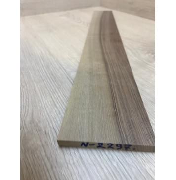 Орех Грецкий заготовка накладки для электрогитары Радиал АА 10х88-72х585 мм-2