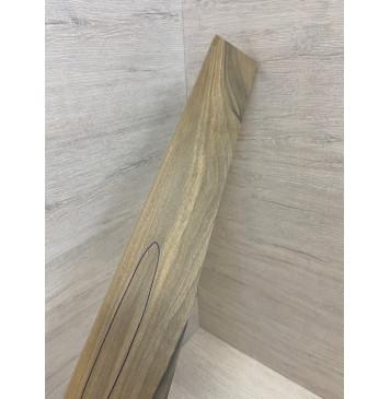 Орех Грецкий Печёный 180гр заготовка накладки для электрогитары Смешанный А 10х85-65х622 мм (Уценка-трещина)-1