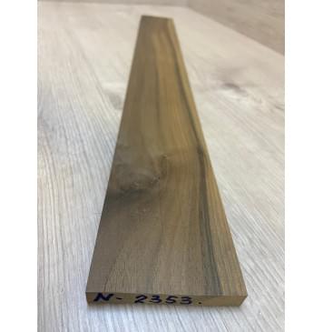 Орех Грецкий Печёный 180гр заготовка накладки для электрогитары Смешанный АА 11х80-73х623 мм-5