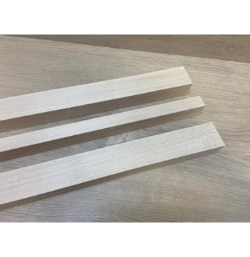 Клен Белый заготовка грифа безголовой гитары Радиал ААА 35х(41-21-41)х608 мм - из 3х частей-2