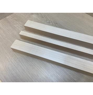 Клен Белый заготовка грифа безголовой гитары Радиал ААА 35х(41-21-41)х608 мм - из 3х частей-8