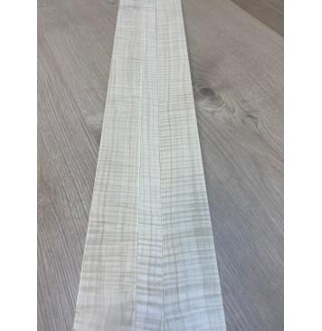 Клен Белый Явор, Волнистый заготовка грифа безголовой гитары Радиал АА Волна ААА 26х(46-21-46)х557 мм - из 3х частей-9