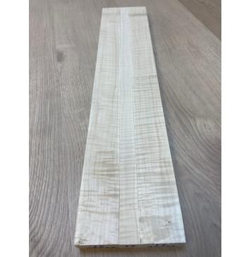 Клен Белый Явор, Волнистый заготовка грифа безголовой гитары Радиал А Волна ААА 25х(46-21-46)х552 мм - из 3х частей-9