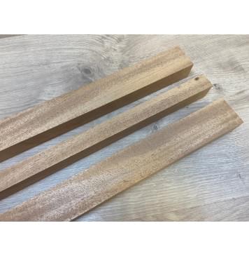 Махагон Кая заготовка грифа безголовой гитары Радиал АА 32х(47-25-47)х580 мм - из 3х частей-3