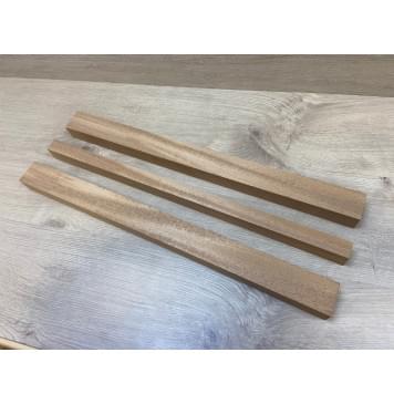 Махагон Кая заготовка грифа безголовой гитары Радиал АА 32х(47-25-47)х580 мм - из 3х частей-7