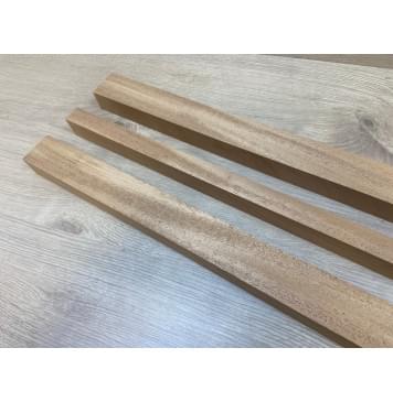 Махагон Кая заготовка грифа безголовой гитары Радиал АА 32х(47-25-47)х580 мм - из 3х частей-9