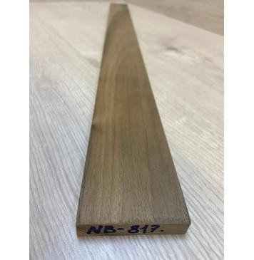 Орех Грецкий Печёный 180гр заготовка накладки для бас-гитары Смешанный АА 12.8х63-58х767 мм-3