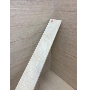 Клён Белый Явор, Волнистый заготовка накладки для бас-гитары Смешанный АА Волна АА 13х79х723 мм-11