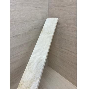 Клён Белый Явор, Волнистый заготовка накладки для бас-гитары Смешанный АА Волна АА 13х79х723 мм-12