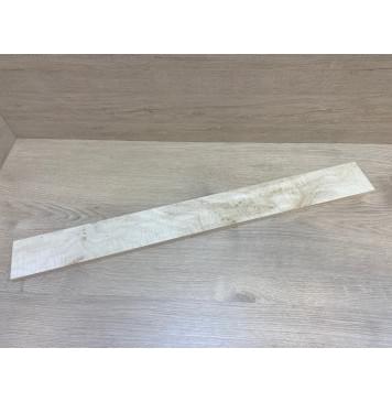 Клён Белый Явор, Волнистый заготовка накладки для бас-гитары Смешанный АА Волна АА 13х79х723 мм-13