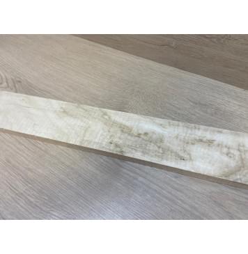 Клён Белый Явор, Волнистый заготовка накладки для бас-гитары Смешанный АА Волна АА 13х79х723 мм-14