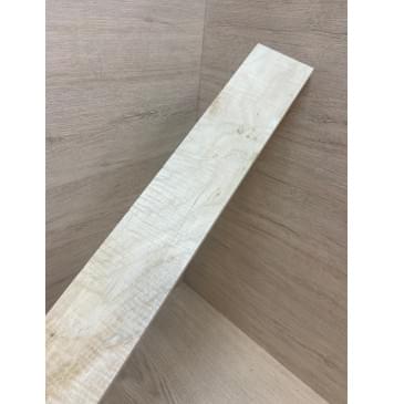 Клён Белый Явор, Волнистый заготовка накладки для бас-гитары Смешанный АА Волна АА 13х79х723 мм-1