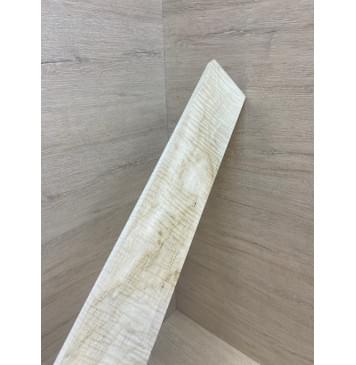 Клён Белый Явор, Волнистый заготовка накладки для бас-гитары Смешанный АА Волна АА 13х79х723 мм-7