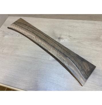 Орех Грецкий Волнистый заготовка накладки для бас-гитары Смешанный ААА Волна ААА 10.7х140-128-95х710 мм-0