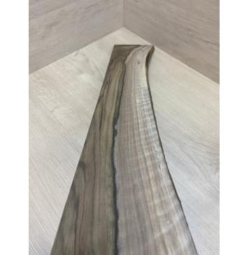 Орех Грецкий Волнистый заготовка накладки для бас-гитары Смешанный ААА Волна ААА 10х135-120-90х700 мм-1