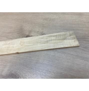 Клён Американский Волнистый заготовка накладки для электрогитары Смешанный А Волна АА 10х73-67х625 мм-6