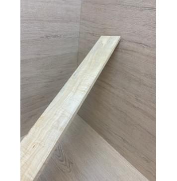 Клён Американский Волнистый заготовка накладки для электрогитары Смешанный А Волна АА 10х73-67х625 мм-7