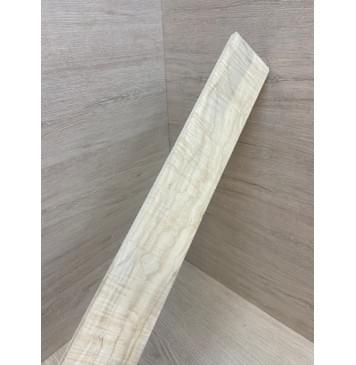 Клён Американский Волнистый заготовка накладки для электрогитары Смешанный А Волна АА 9.7х74-68х620 мм-4