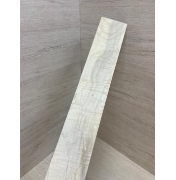 Клён Американский Волнистый заготовка накладки для электрогитары Смешанный А Волна АА 9.7х74-68х620 мм-5