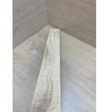 Клён Американский Волнистый заготовка накладки для электрогитары Смешанный А Волна АА 9.7х74-68х620 мм-1