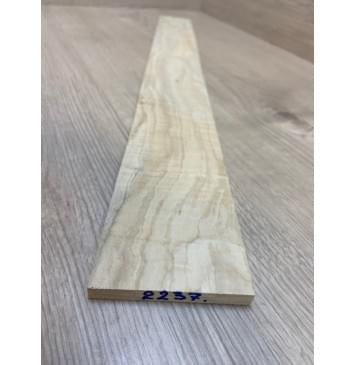 Клён Американский Волнистый заготовка накладки для электрогитары Смешанный А Волна АА 8.5х77-63х615 мм-1