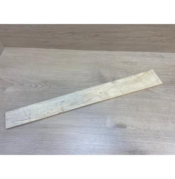 Клён Американский Волнистый заготовка накладки для электрогитары Смешанный А Волна АА 8.5х77-63х615 мм-2