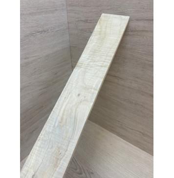 Клён Американский Волнистый заготовка накладки для электрогитары Смешанный А Волна АА 8.5х77-63х615 мм-3