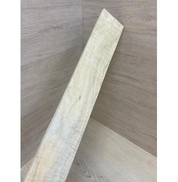 Клён Американский Волнистый заготовка накладки для электрогитары Смешанный А Волна АА 8.5х77-63х615 мм-4