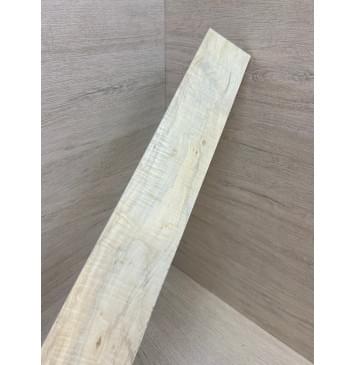 Клён Американский Волнистый заготовка накладки для электрогитары Смешанный А Волна АА 8.5х77-63х615 мм-5