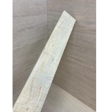 Клён Американский Волнистый заготовка накладки для электрогитары Смешанный А Волна АА 8.5х77-63х615 мм-6