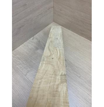 Клён Американский Волнистый заготовка накладки для электрогитары Смешанный А Волна АА 8.5х77-63х615 мм-7