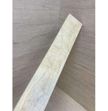 Клён Американский Волнистый заготовка накладки для электрогитары Смешанный А Волна АА 8.2х77-63х615 мм-7