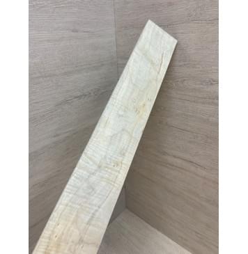 Клён Американский Волнистый заготовка накладки для электрогитары Смешанный А Волна АА 8.2х77-63х615 мм-8