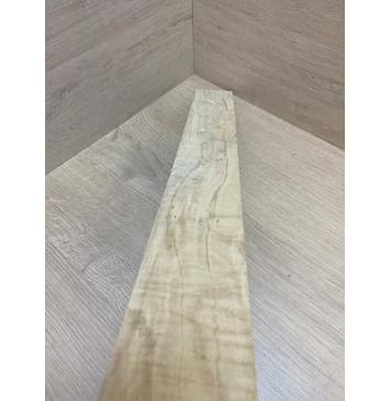 Клён Американский Волнистый заготовка накладки для электрогитары Смешанный А Волна АА 8.2х77-63х615 мм-1