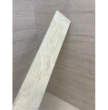 Клён Американский Волнистый заготовка накладки для электрогитары Смешанный А Волна АА 8.5х75-64х620 мм-6