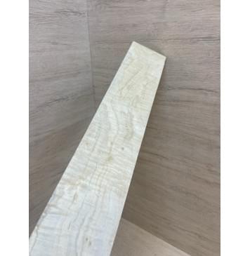 Клён Американский Волнистый заготовка накладки для электрогитары Смешанный А Волна АА 8.5х75-64х620 мм-7