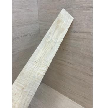 Клён Американский Волнистый заготовка накладки для электрогитары Смешанный А Волна АА 8.5х75-64х620 мм-8